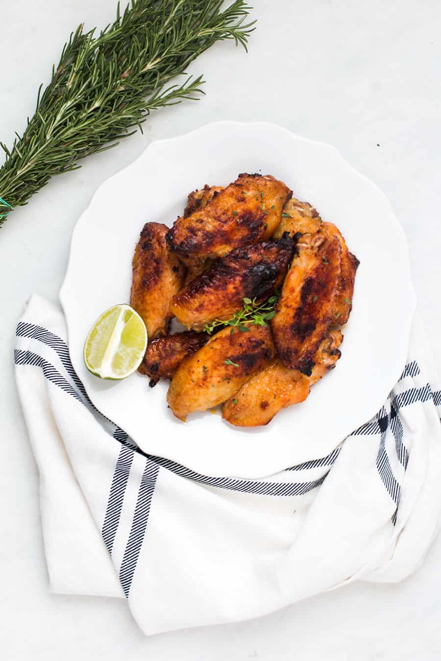 Baked Thai Curry Chicken Wings