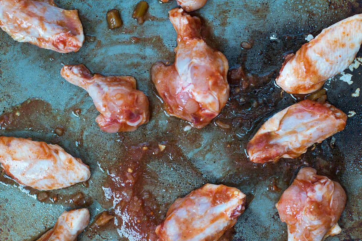 sweet spicy chicken wings recipe