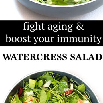 watercress salad. The Chinese watercress has a darker green color and crisper stem. Watercress is about as healthy a vegetable on Earth. In-fact, the superfood sets the bar (scores 100) in this article by the Washington Post which ranks powerhouse fruits and veggies. Watercress is the latest wonder food in battle against aging