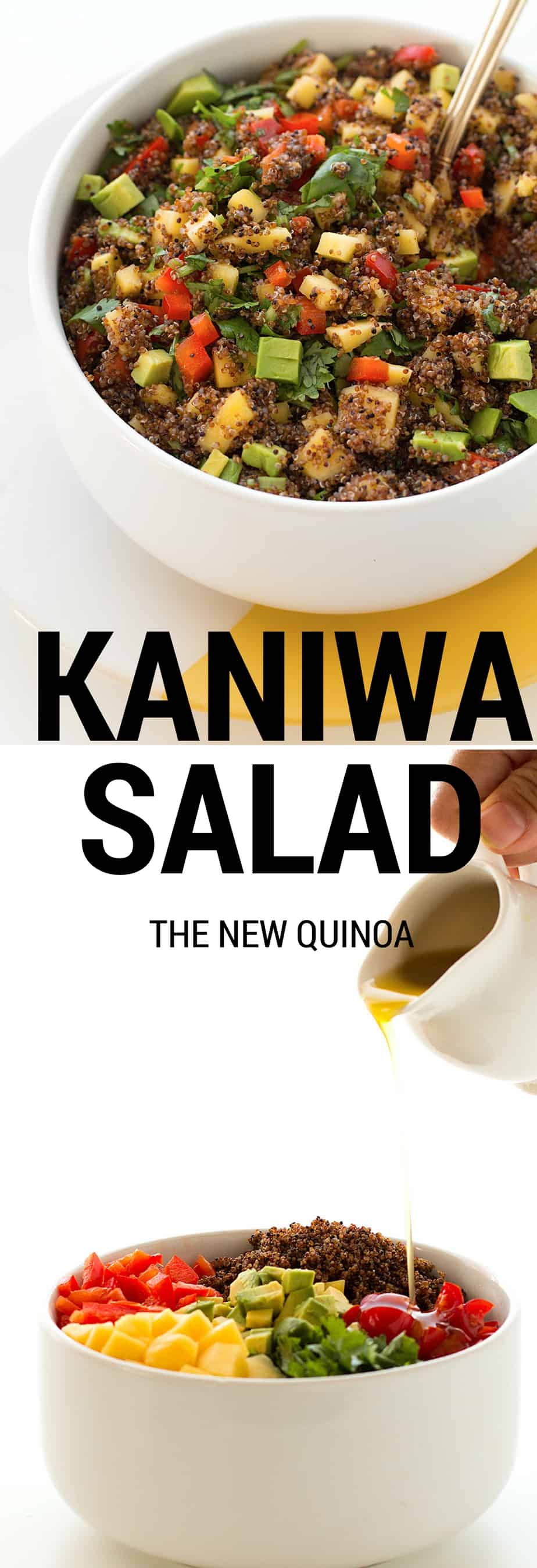 KANIWA SALAD THE NEW QUINOA. I present to you kaniwa, a supergrain related to Quinoa. Both kaniwa and quinoa are good sources of protein, calcium, iron and flavonoids. Quinoa seems to get all of the attention these days but kaniwa are smaller in size which gives them a completely different experience and texture in whatever dish you are preparing, be it a kaniwa salad, a kaniwa breakfast recipe (Kaniwa pancakes are amazing), or a Kaniwa Mexican recipe (like Kaniwa fritadas). These superfood grains are gluten-free and can be consumed by those who suffer from coeliac disease.