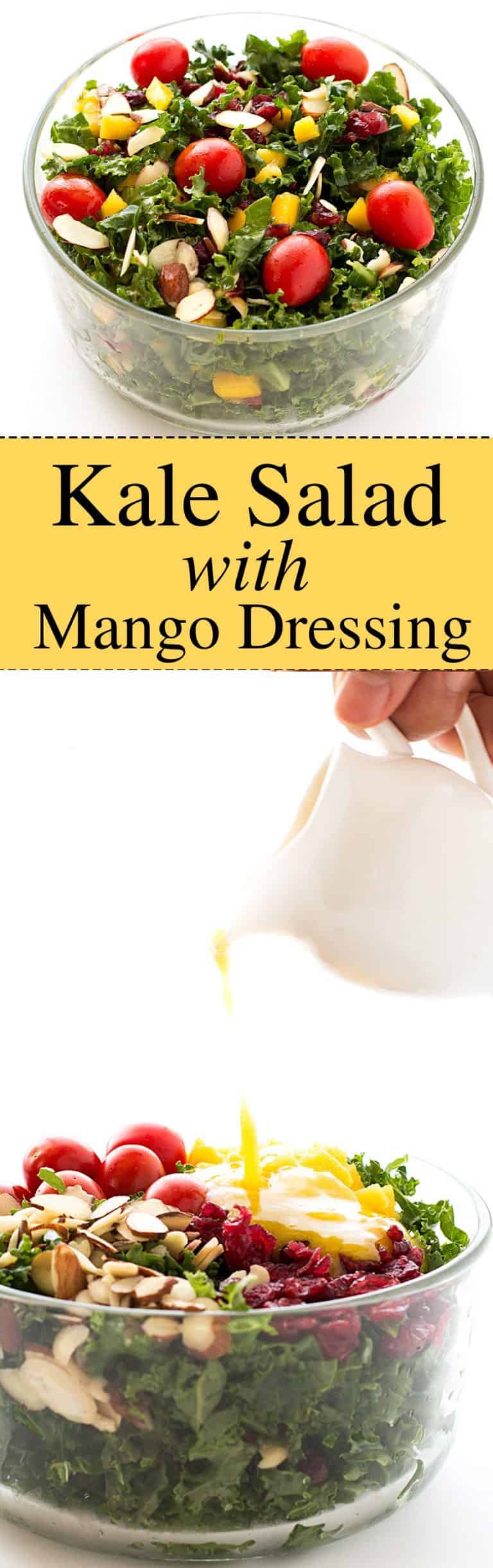 Kale Salad with Homemade Mango Dressing Posh Journal