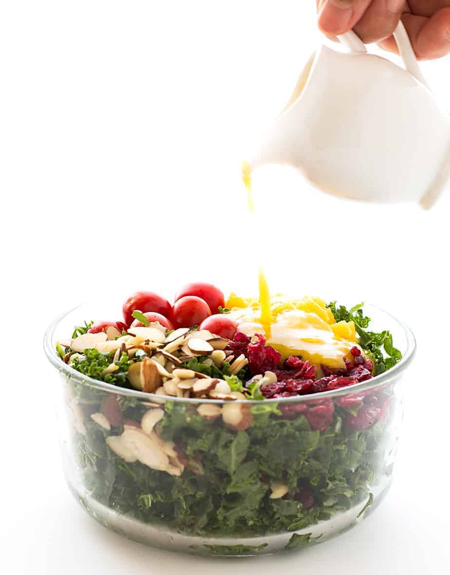 Kale Salad with Homemade Mango Dressing Posh Journal