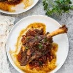 Slow Cooked Lamb Shanks