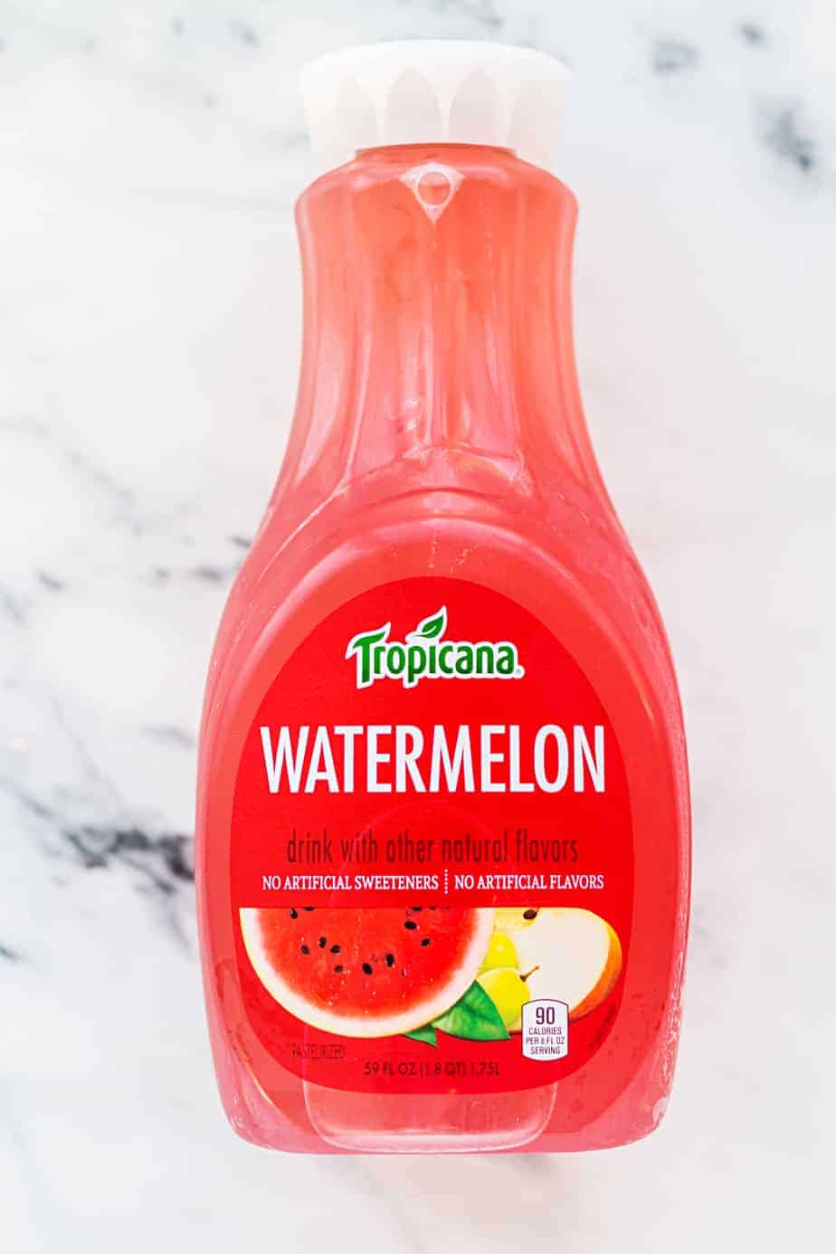kickin' watermelon margarita with Tropicana Watermelon juice