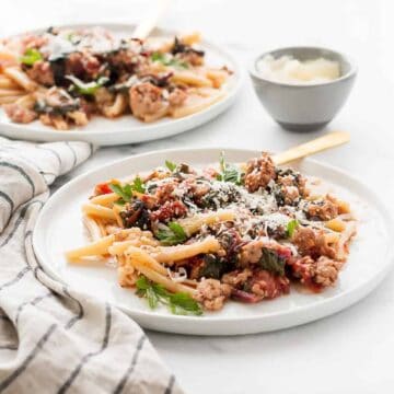 italian sausage pasta kale recipe