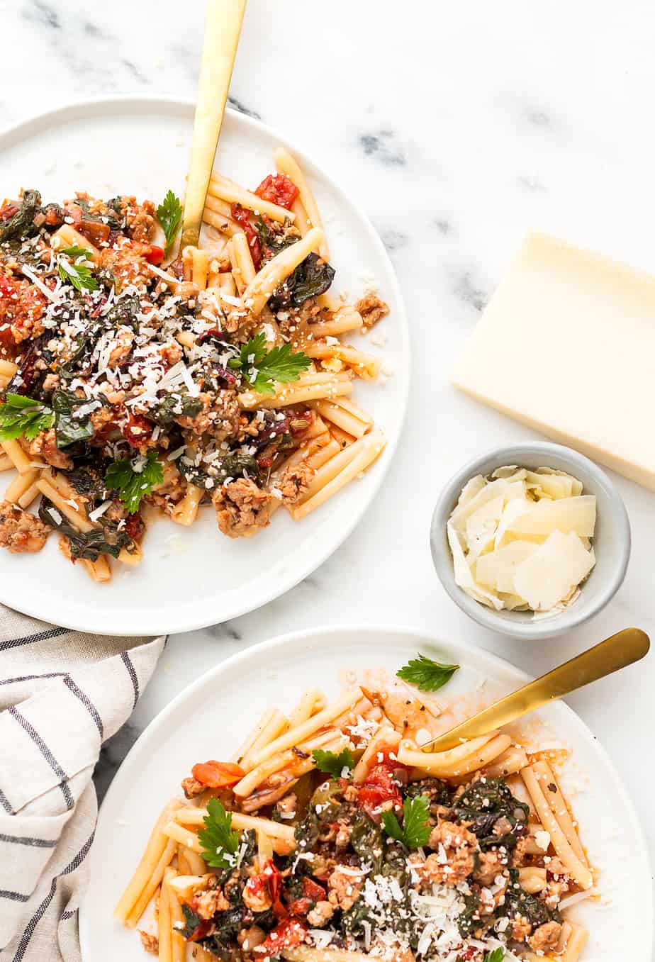 italian sausage pasta kale recipe