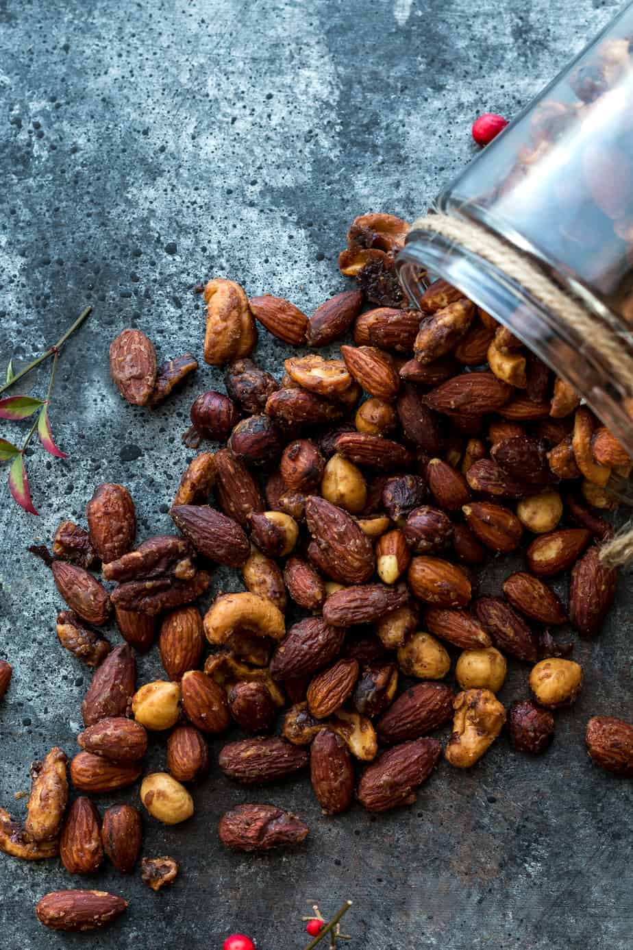 slow cooker spiced nuts recipe
