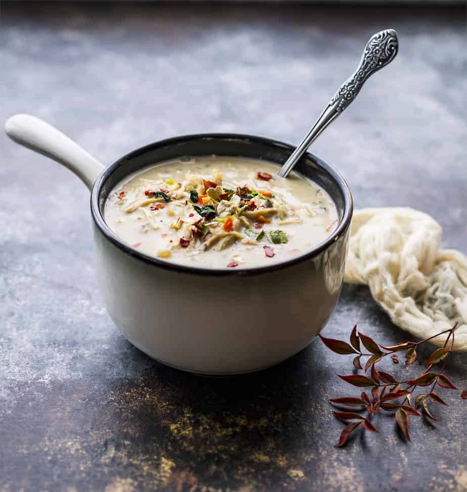 Slow Cooker Creamy Chicken Wild Rice Soup