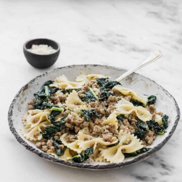 ground turkey recipes spicy italian sausage pasta with kale and lemon