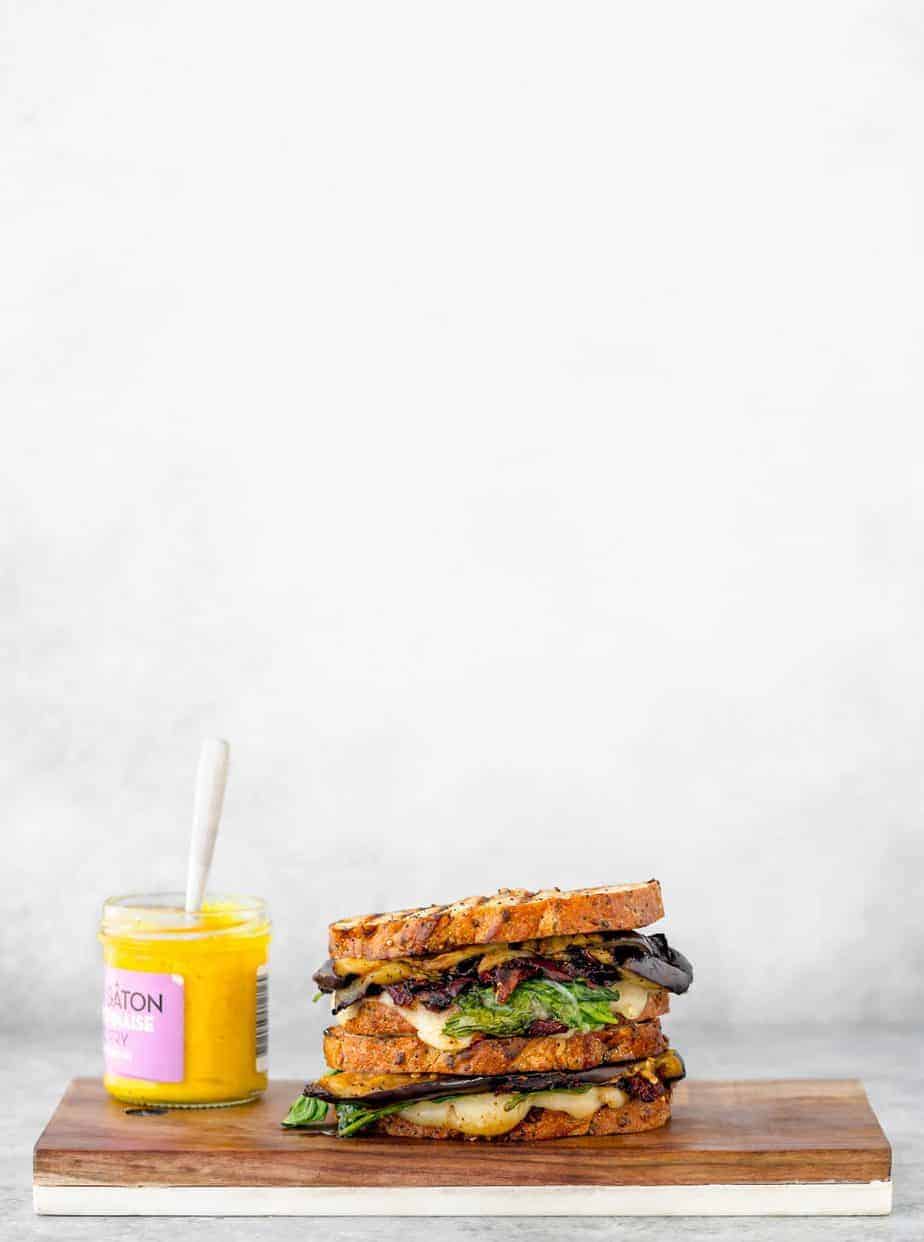 Eggplant Panini with Balsamic SunDried Tomatoes Posh Journal