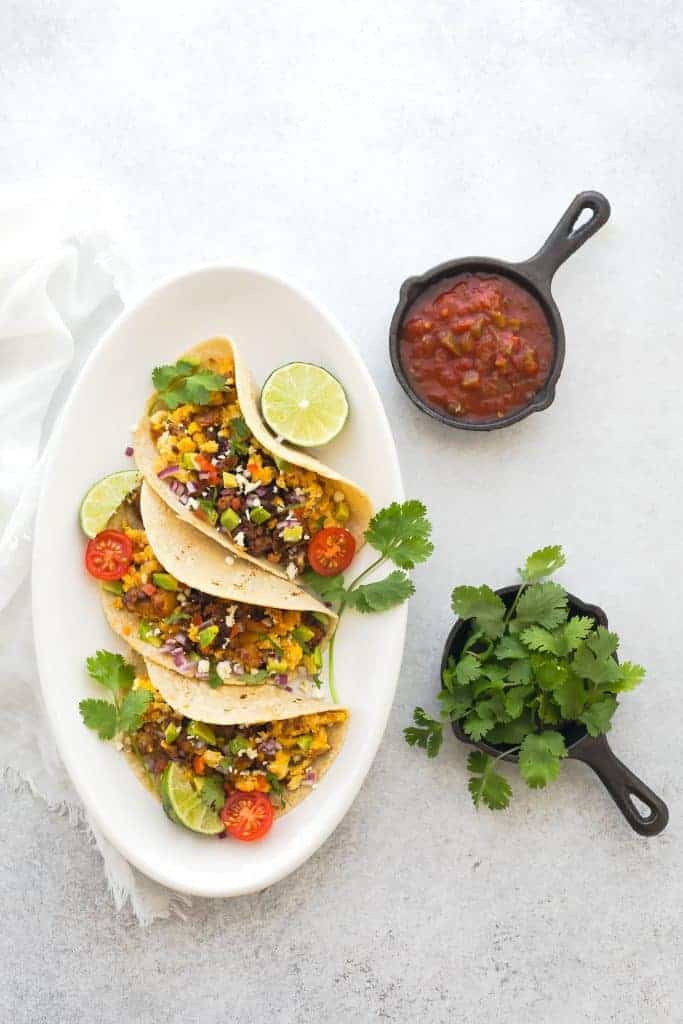 Chorizo Egg Tacos - Posh Journal