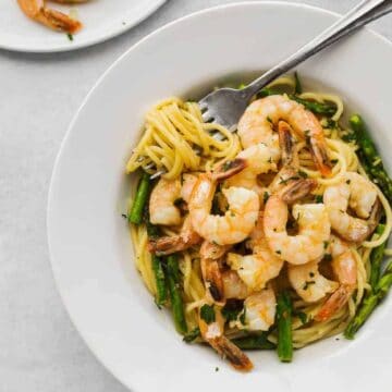 Garlic Butter Shrimp Scampi Pasta Recipes Asparagus