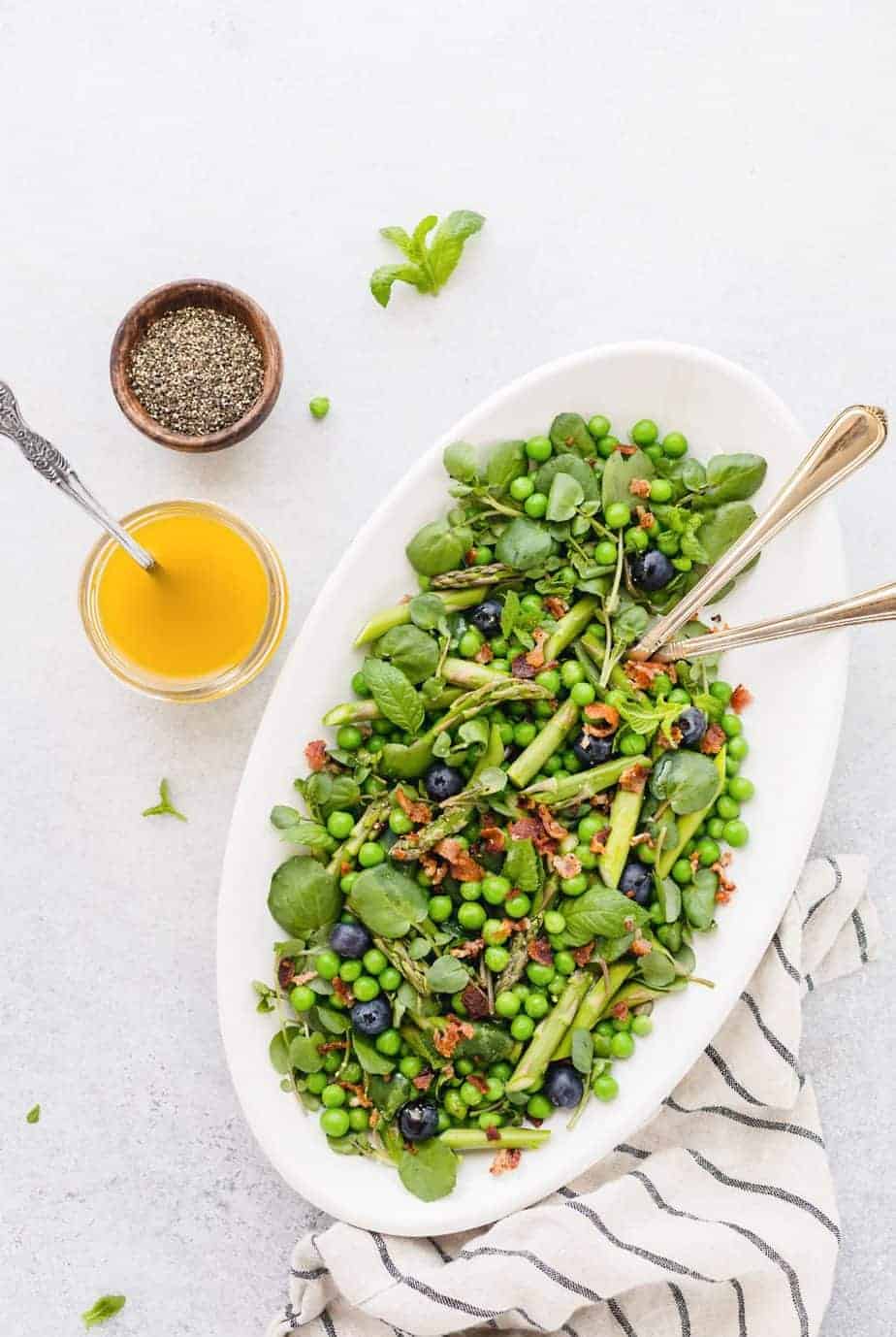 Raw Asparagus Salad with MustardShallot Vinaigrette Posh Journal