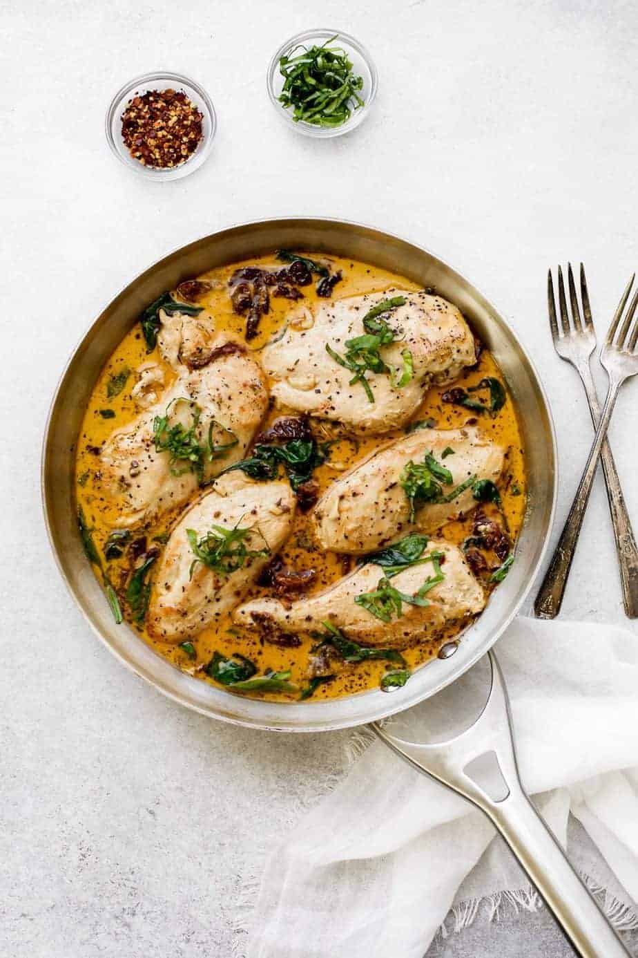 Sun Dried Tomato Chicken Breast with Cream Sauce Posh Journal