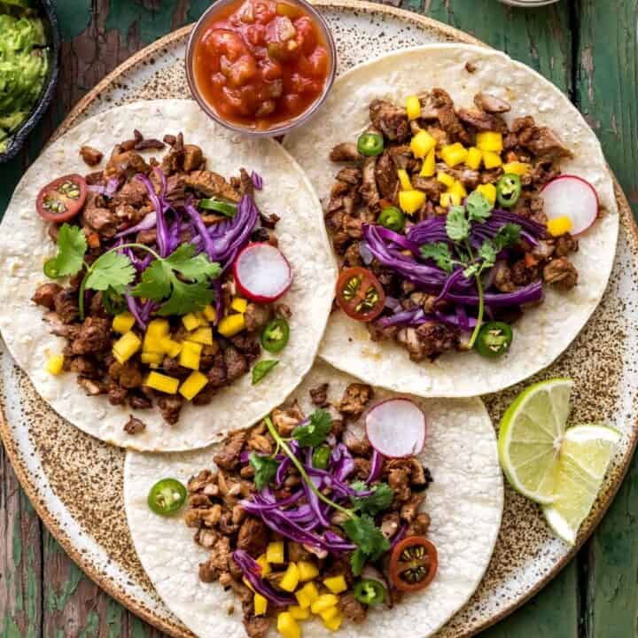 Korean Pork Bulgogi Fusion Taco Recipe Posh Journal
