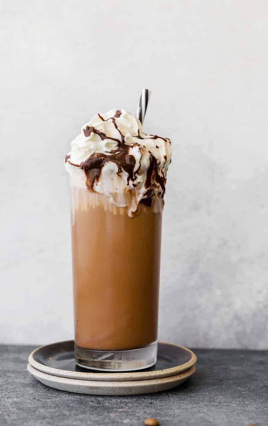 Iced Coffee Mocha With Homemade Chocolate Syrup Posh Journal