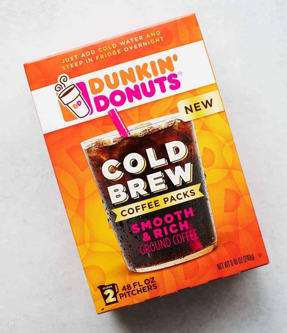 Dunkin' Cold Brew Ground Coffee Packs, 8.46 Ounces (Pack of 6)