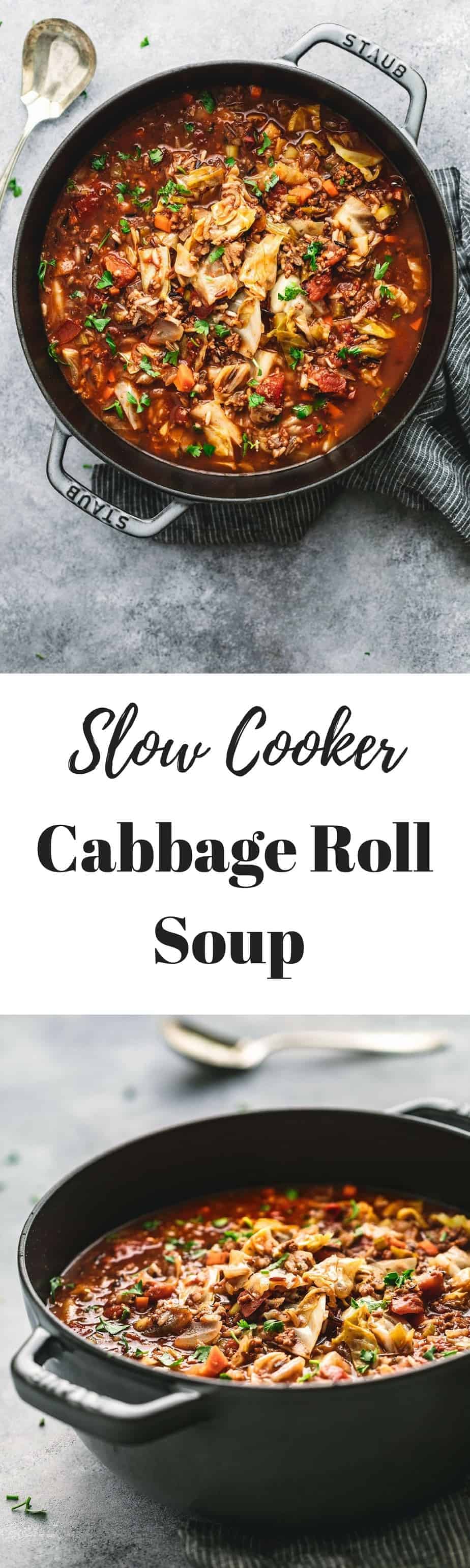 slow cooker cabbage roll soup