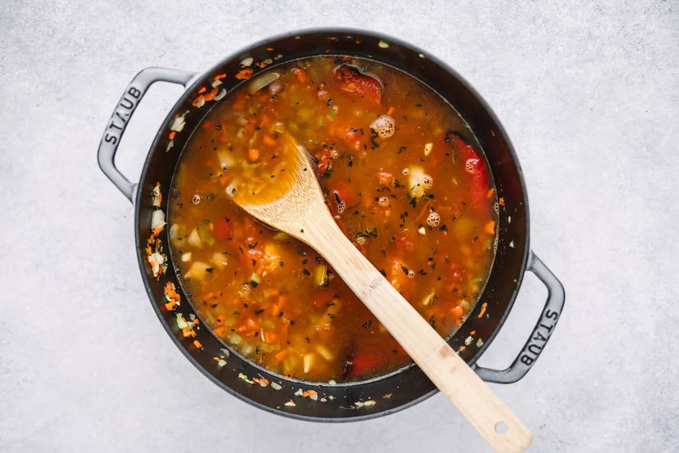 Vegan Roasted Bell Pepper Soup