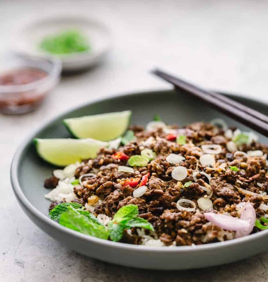 Asian Ground Beef Stir Fry