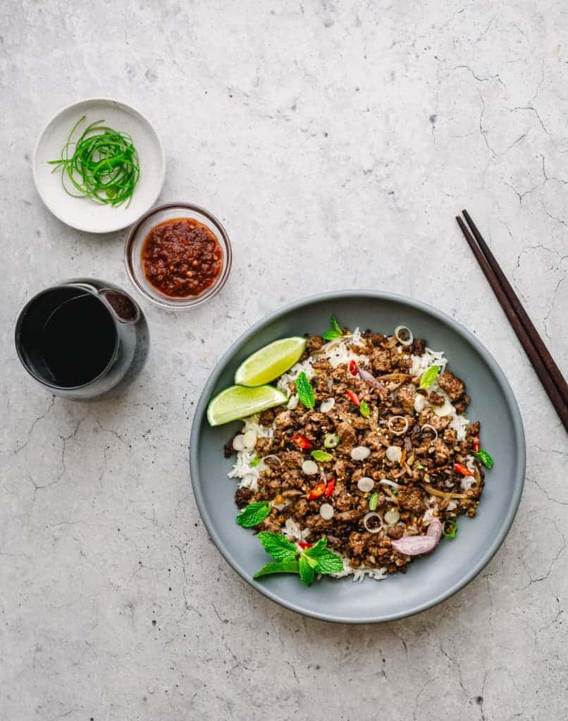 Asian Ground Beef Stir Fry