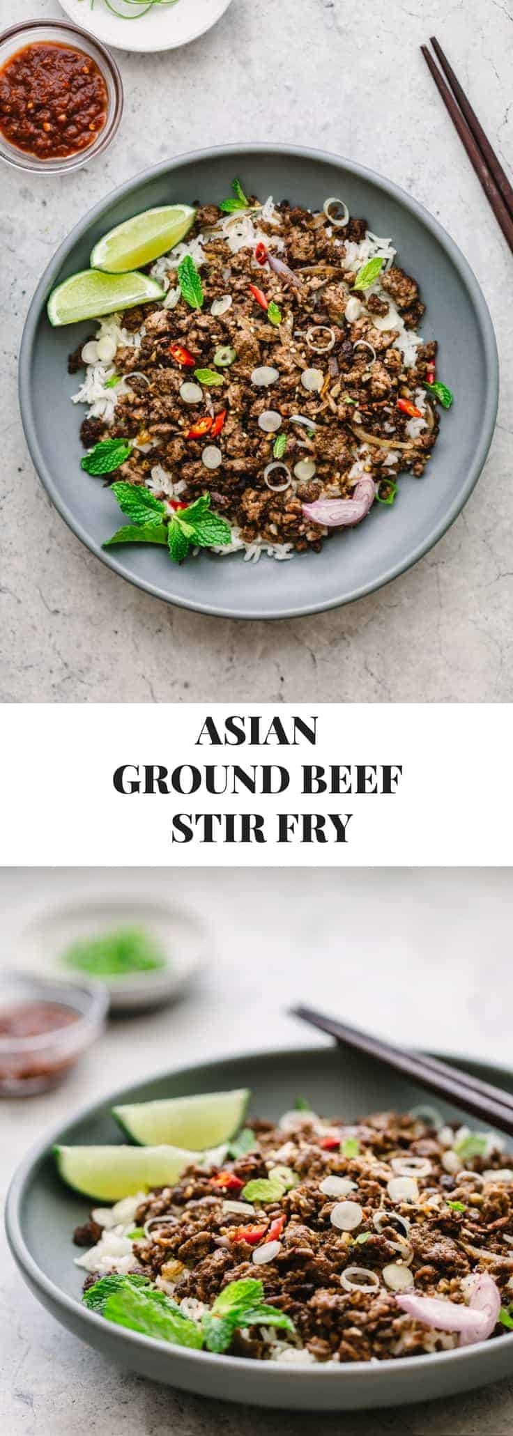 Asian Ground Beef Stir Fry