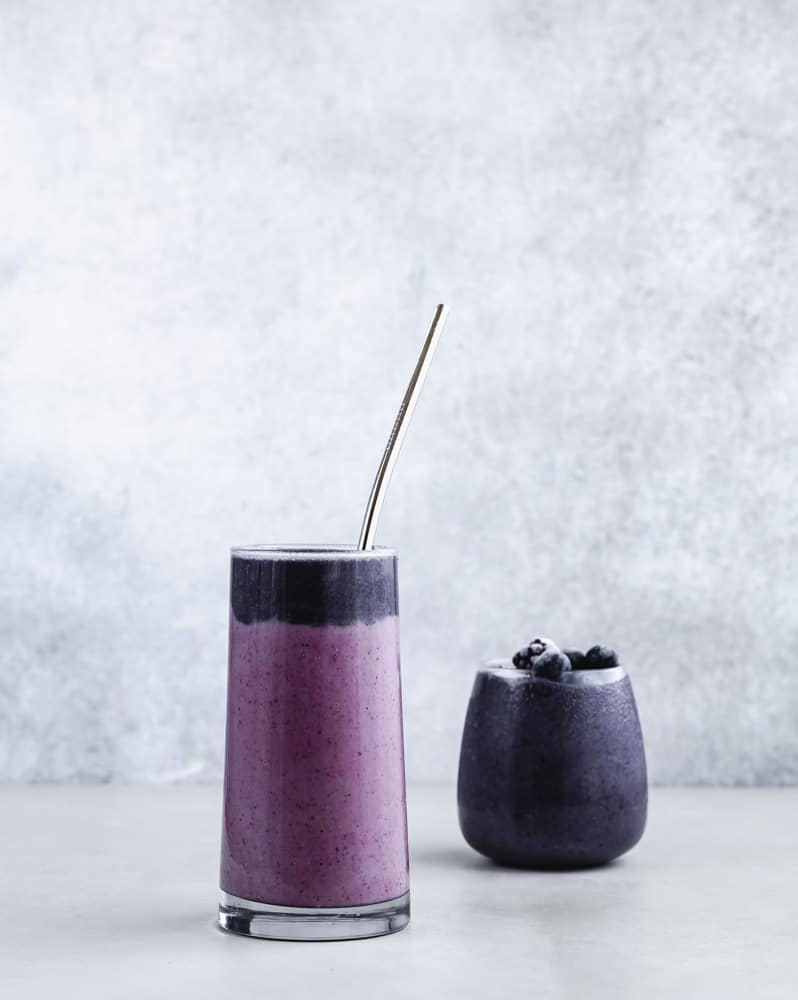 Cauliflower Berry Smoothie with Keto Collagen