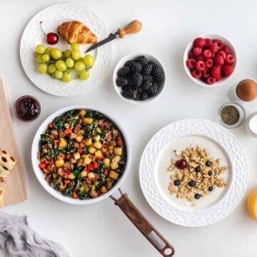 Sausage Breakfast Skillet with Potatoes and Vegetables