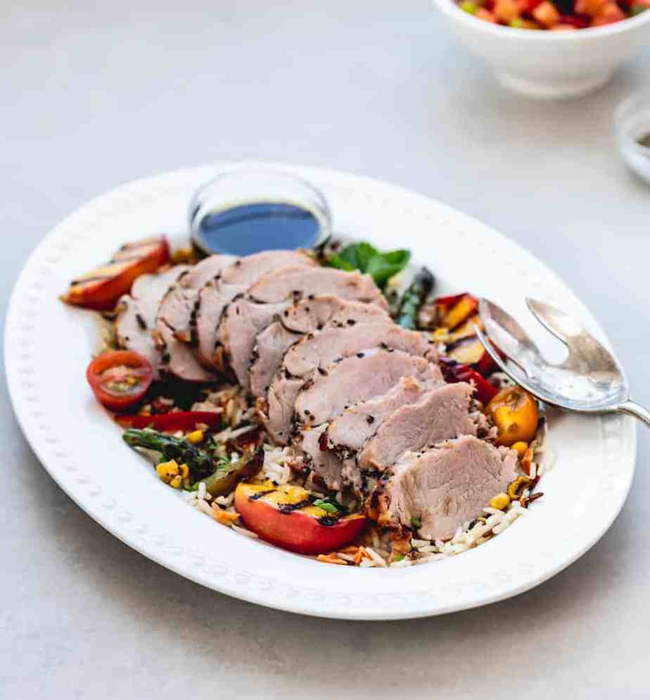 Pork Tenderloin with Strawberry Apple Salsa Recipe