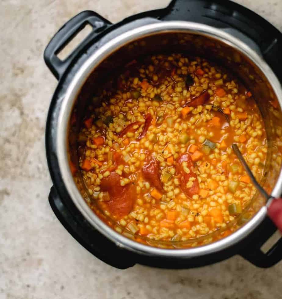 Instant Pot Barley Soup