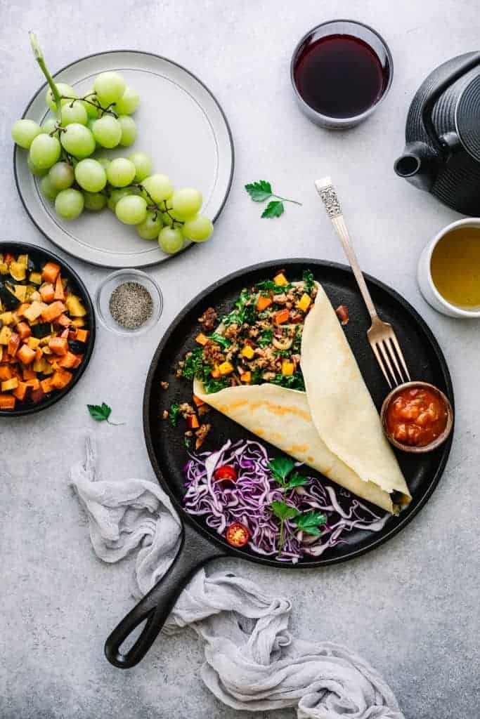 Sausage Breakfast Skillet with Potatoes and Vegetables