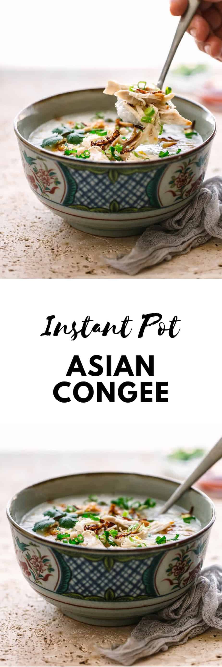 Instant Pot Congee with Chicken | Posh Journal