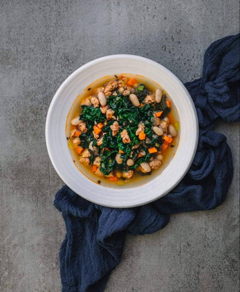 Instant Pot Italian Sausage Kale Soup