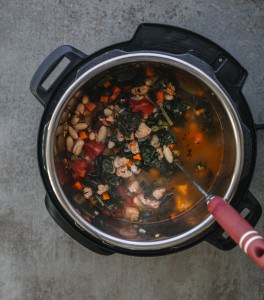 Instant Pot Italian Sausage Kale Soup