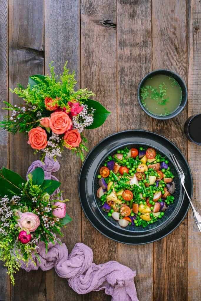 Potato Salad with Anchovy Vinaigrette