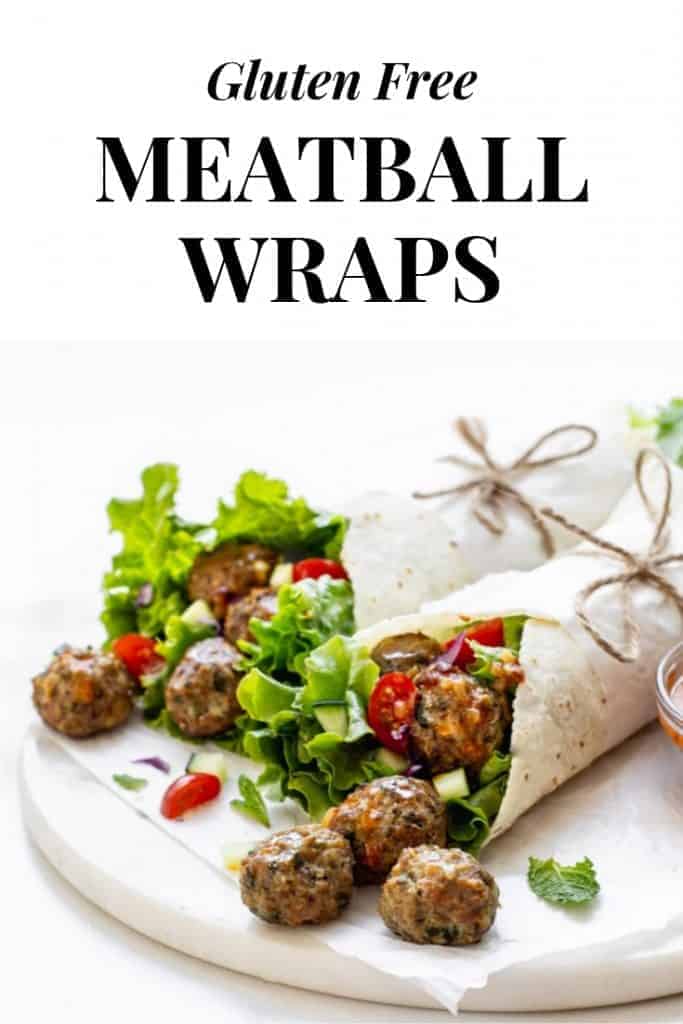 gluten free meatball wraps recipe from scratch. 