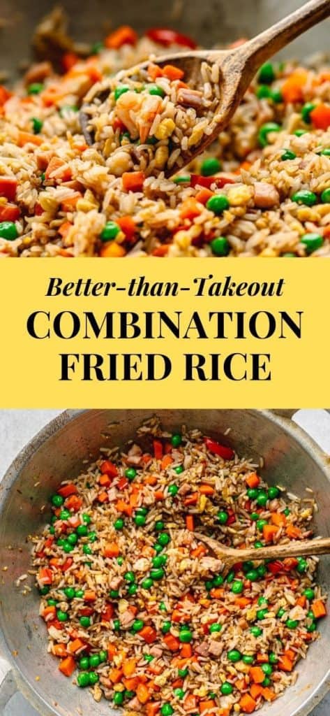 Better-than-takeout fried rice! This Chinese restaurant-style fried rice is delicious and affordable to make! 