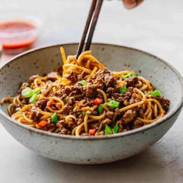 Minced Pork Noodles