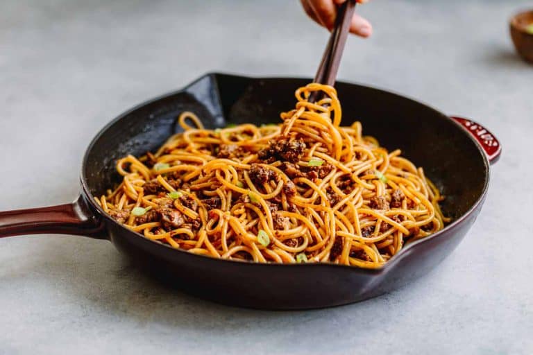 Minced Pork Noodles with Hoisin Sauce Posh Journal