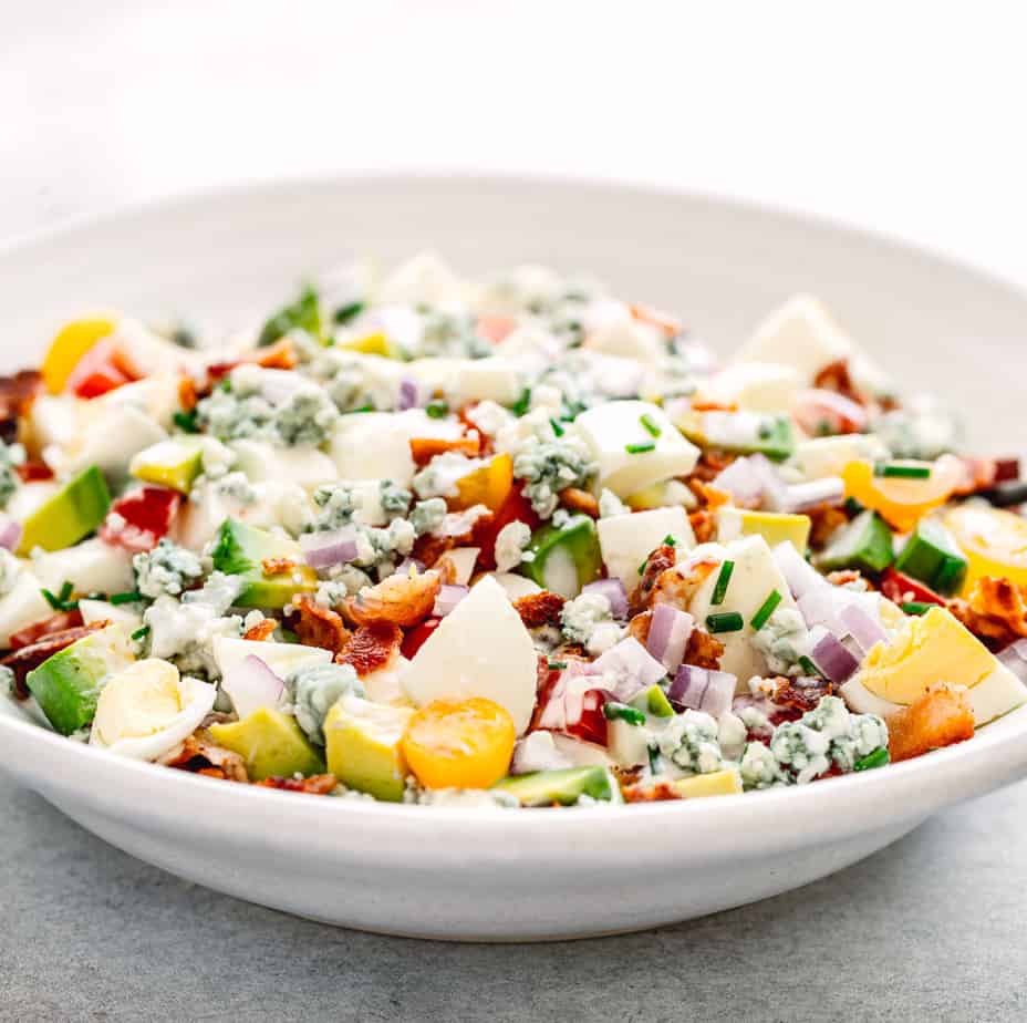 Keto Cobb Salad with Homemade Ranch Dressing Posh Journal