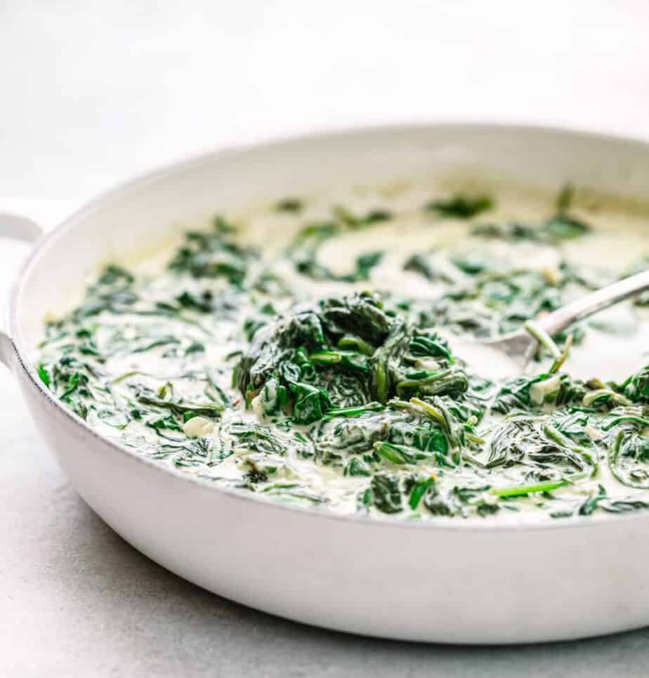 Cheesy Creamed Spinach