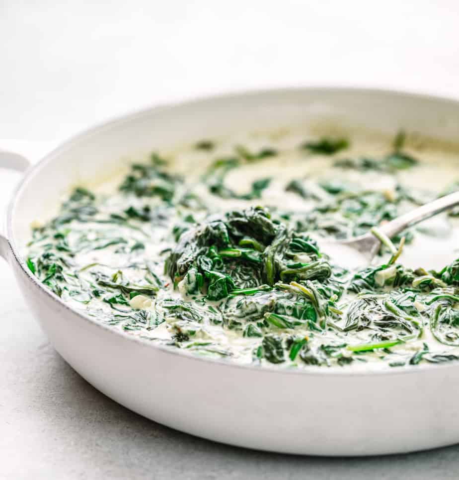 Easy KETO Creamed Spinach - So Cheesy! - Posh Journal