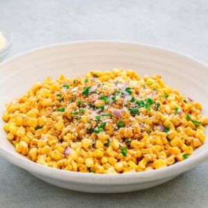 Elote-inspired Mexican corn salad!