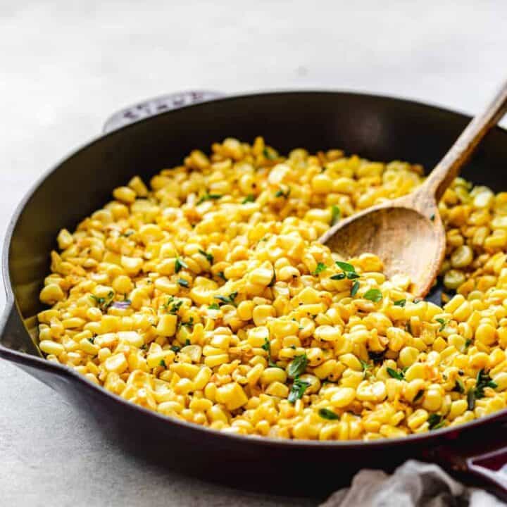 Skillet Fried Corn Buttery! Posh Journal