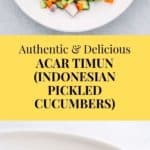 acar timun indonesian pickled cucumbers