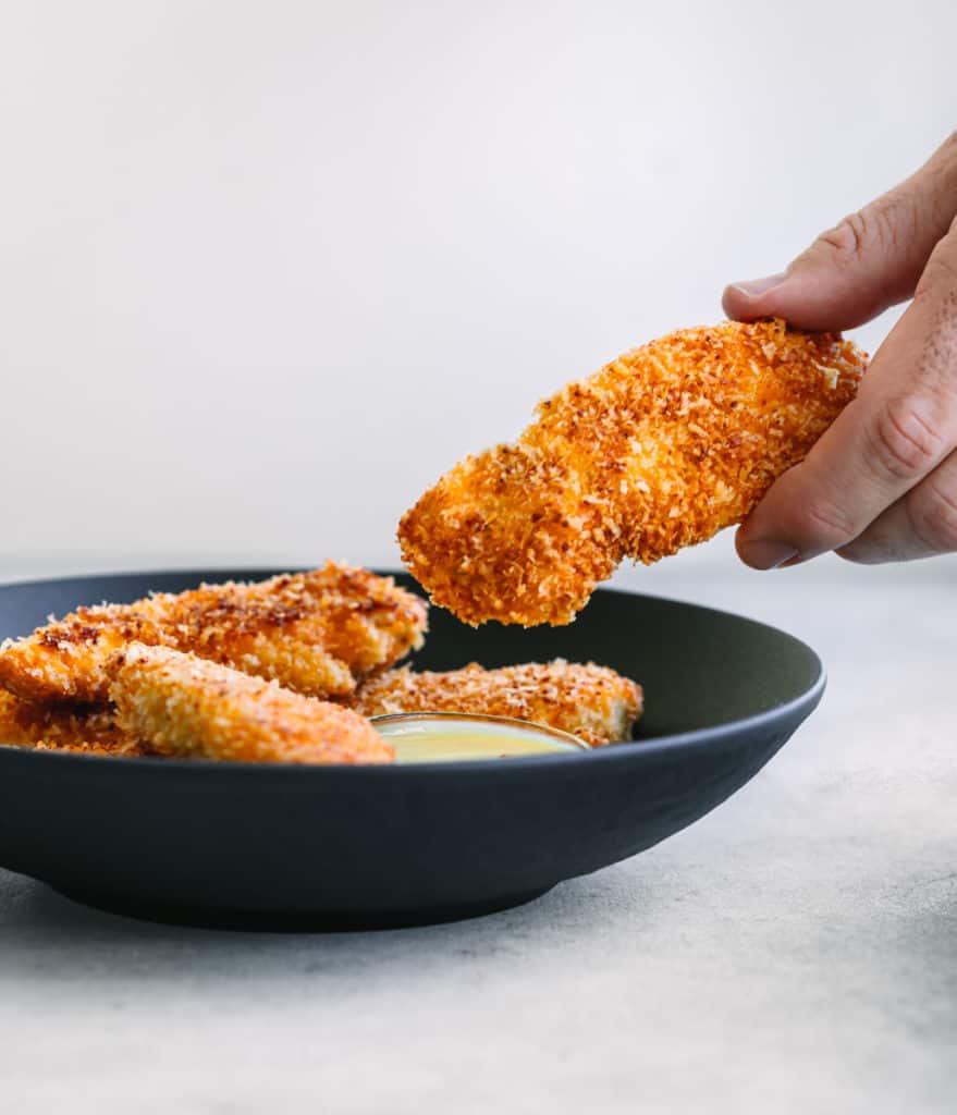 Healthy Baked Chicken Tenders (Oven-Fried Chicken Strips) - Posh Journal