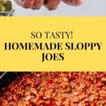 Homemade Sloppy Joes Recipe