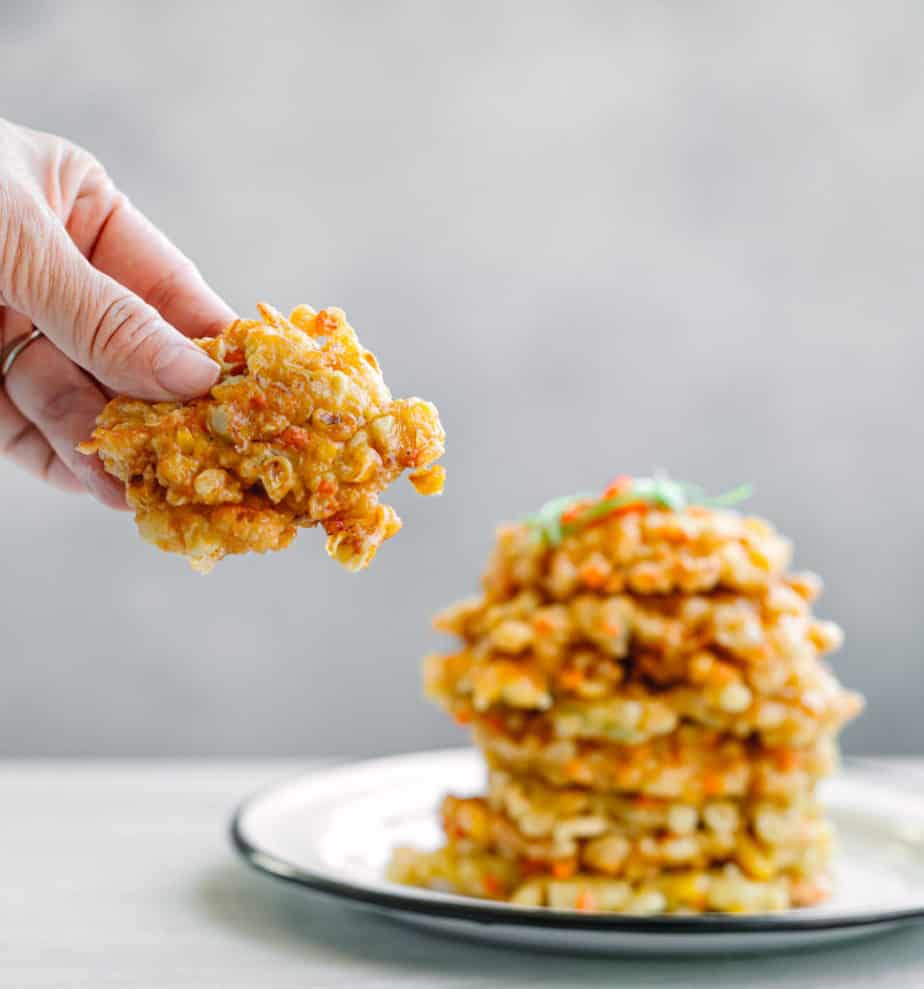 Indonesian Corn Fritters Perkedel Jagung