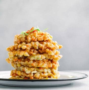 Indonesian Corn Fritters Perkedel Jagung