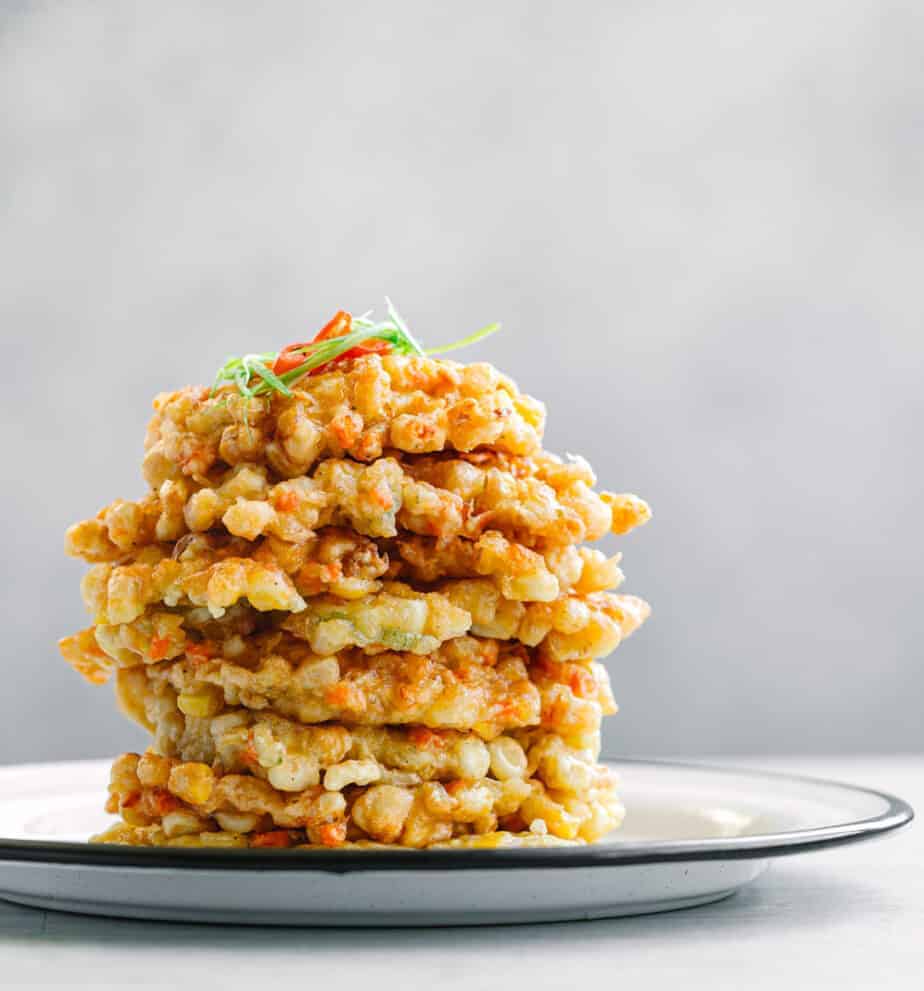 Indonesian Corn Fritters Perkedel Jagung